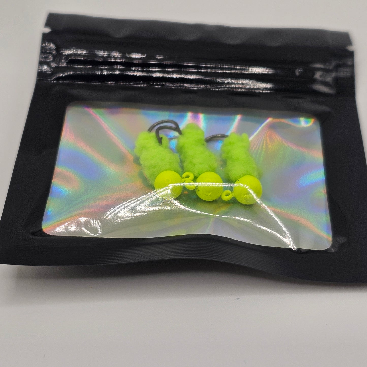 3 pack hand tied crappie jigs